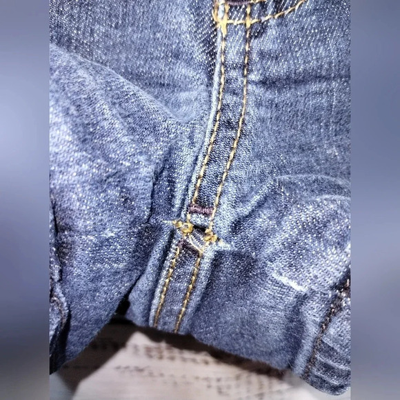 Marc by Marc Jacobs Y2K Sailor Button Denim Shorts Blue Women’s Size 0 - Picture 4 of 7